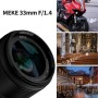 Meike 33mm F1.4 Auto Focus Motor paso a paso STM APS-C Lente compatible con cámaras Sony E Mount FX30 A6400 A5000 A5100 A6000