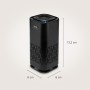 Ufesa Fresh Air PF5500 Air Purifier with 4-Layer Filtration System: Pre Filter + Active Carbon + HEPA 13 + Ionized, Up to 60 m²,