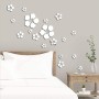 QEXUJOW Espejos de pared,18 piezas de pegatinas de espejo para pared, pegatinas de pared de arte DIY para decoración de fondo en