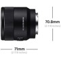 Sony SEL50M28.SYX - Lente Prime Macro Montura E de 55mm F2,8 Negro