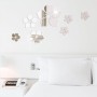 QEXUJOW Espejos de pared,18 piezas de pegatinas de espejo para pared, pegatinas de pared de arte DIY para decoración de fondo en