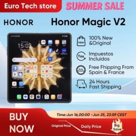 Honor-smartphone Magic V2 versión Global, 5G, plegable, LTPO, pantalla