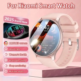 Para Xiaomi Huawei 1,43 pulgadas Bluetooth llamada Smartwatch mujeres 
