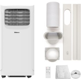 SHINCO 9000BTU Portable Air Conditioner with 3 in 1 Function, Air Conditioner, Dehumidifier, Fan, Sleep Mode, For Max 22㎡, 24