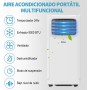 SHINCO 9000BTU Portable Air Conditioner with 3 in 1 Function, Air Conditioner, Dehumidifier, Fan, Sleep Mode, For Max 22㎡, 24