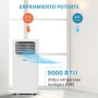SHINCO 9000BTU Portable Air Conditioner with 3 in 1 Function, Air Conditioner, Dehumidifier, Fan, Sleep Mode, For Max 22㎡, 24