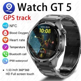 Para Huawei WATCH GT 5 Pro Smartwatch hombres NFC GPS Tracker AMOLED 3