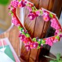 LEGO Corazón Decorativo - Kit de Manualidades Infantiles de maqueta con Flores, Hojas y Corazones Pequeños - Regalo de