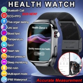 2025 nuevo glande de salud ECG AI diagnóstico relojes inteligentes hom