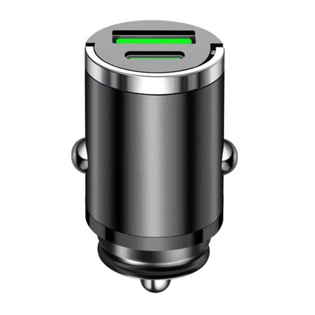 Mini cargador de coche de 200W, carga rápida para IPhone QC3.0 Mini PD