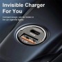 Mini cargador de coche de 200W, carga rápida para IPhone QC3.0 Mini PD