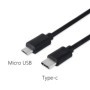 Tipo C USB-C a Micro USB macho sincronización carga OTG cargador Cable