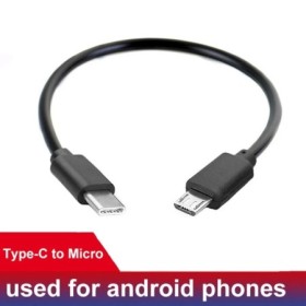Tipo C USB-C a Micro USB macho sincronización carga OTG cargador Cable