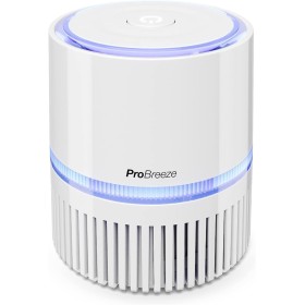 Pro Breeze Mini Air Purifier with True HEPA Filter and Ionizer - Desktop Personal Air Cleaner with Night Light - For Home, Work,