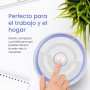 Pro Breeze Mini Air Purifier with True HEPA Filter and Ionizer - Desktop Personal Air Cleaner with Night Light - For Home, Work,