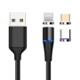 Cable de carga de teléfono magnético 3 en 1 multifunción 3A carga rápi