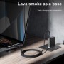 UEGO 120W USB tipo C Cable de carga súper rápida Cable de carga rápida