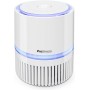 Pro Breeze Mini Air Purifier with True HEPA Filter and Ionizer - Desktop Personal Air Cleaner with Night Light - For Home, Work,
