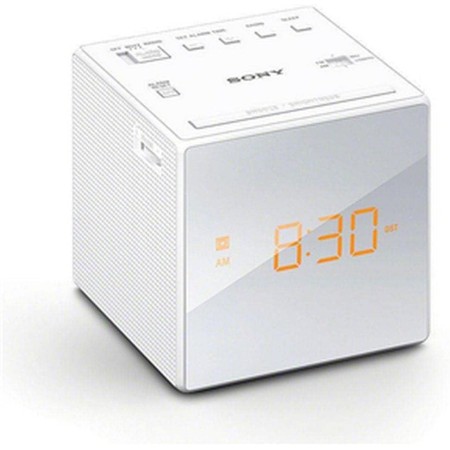 Sony ICF-C1 - Radio despertador con pantalla LED, blanco
