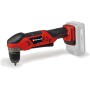 Einhell Taladro angular con batería TE-AD 18 Li-Solo Power X-Change (18 V, 45 Nm, 10 mm portabrocas de sujeción rápida, luz LED,