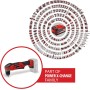 Einhell Taladro angular con batería TE-AD 18 Li-Solo Power X-Change (18 V, 45 Nm, 10 mm portabrocas de sujeción rápida, luz LED,
