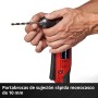 Einhell Taladro angular con batería TE-AD 18 Li-Solo Power X-Change (18 V, 45 Nm, 10 mm portabrocas de sujeción rápida, luz LED,