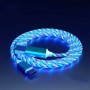 Cable USB LED luminoso tipo C para Samsung, Xiaomi, OPPO, Huawei, IPho