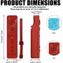 Leikurvo Mando a distancia Wii, 2 mandos de Wii, mando a distancia inalámbrico, conexión de sensor de movimiento, mando de