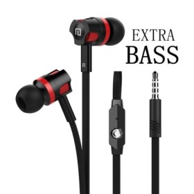 Auriculares Extra Bass auriculares con cable auriculares de 3,5mm con 
