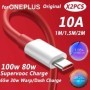 Oneplus 13 12 11 Cable Original 100W 80W Supervooc 2,0 carga de urdimb
