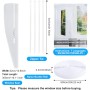 MXTIMWAN 400 cm Kit Window Air Conditioner Portable Adapter Cover Insulator Air Conditioning Insulation for Windows Sealing