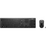 Lenovo 100 Combo Teclado y Ratón Inalámbricos 2.4G (Ratón Sensor Óptico, 1600 dpi, Receptor USB Nano, Compatible con Windows)