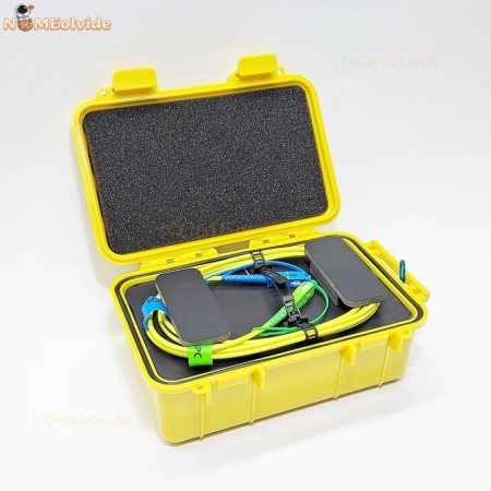 Caja de Cable de lanzamiento óptico de fibra OTDR, eliminador de zona 