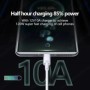 Cable USB tipo C de 120W, 10A, línea de carga súper rápida para Huawei