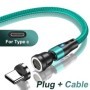 AUFU-Cable magnético tipo C 5A para móvil, cargador de carga rápida co