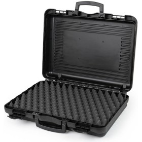 Wanapix | Maletín de Herramientas Vacío | Maletín Rígido con Espuma | Caja para Herramientas/Taladro/Utensilios | Negro XL - 47