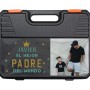 Wanapix | Maletín de Herramientas Vacío | Maletín Rígido con Espuma | Caja para Herramientas/Taladro/Utensilios | Negro XL - 47