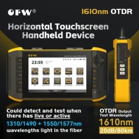 OFW Mini OTDR 1610nm 20dB óptico Otdr Reflector óptico fibra activa pr