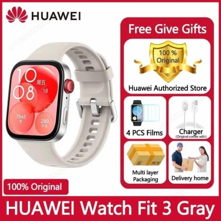 HUAWEI WATCH FIT 3 Reloj inteligente Pantalla grande ligera y delgada 