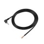PNGKNYOCN 1/8 "estéreo a cable de audio alambre desnudo, 2 Pack 90 grados de reemplazo de 3,5 mm TRS macho a cable desnudo