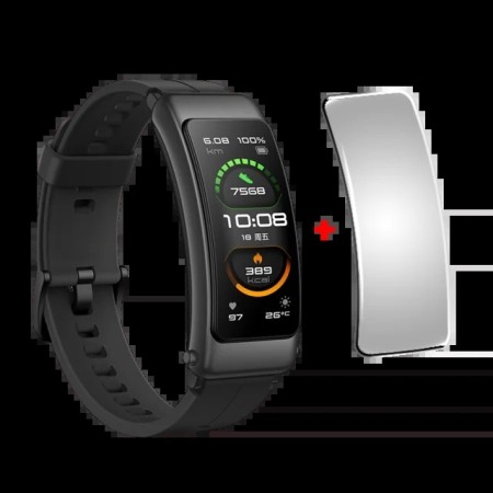 90 NUEVO Huawei TalkBand B6 Talk Band B6 ancho Pulsera inteligente Blu