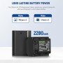 NEEWER 2280mAh NP-FZ100 Juego de Cargador de Batería de Repuesto, 2 Baterías y 1 Estuche de Carga USB de Doble Canal Compatible