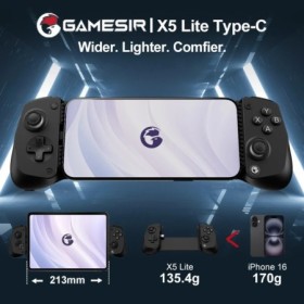 GameSir X5 Lite tipo C Android Ios controlador de juegos móvil Mando p