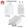 HUAWEI 22,5 W súper cargador UE Reino Unido 5V4.5A 5A Cable USB tipo C
