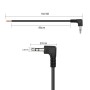 PNGKNYOCN 1/8 "estéreo a cable de audio alambre desnudo, 2 Pack 90 grados de reemplazo de 3,5 mm TRS macho a cable desnudo