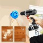 TECHZOCO Extractor de Polvo para Taladro, Colector De Polvo Para Taladro, Aspirador de Polvo para Taladro, Recogedor de Polvo