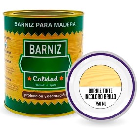 AC - Bote de Barniz para Madera - Fabricado en España - Ideal para todo tipo de Maderas, vigas, cerchas, marcos, etc. -