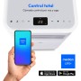 MEDION Smart Portable Air Conditioner P1002 (10000 BTU, 3 in 1, Cooling, Dehumidification, Fan, Up to 34 m², Window Kit, Night