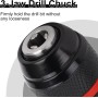 Portabrocas Taladro, Portabrocas sin Llave, Taladro Chuck Universal sin Llave de Cambio Rápido, Mount 1/2-20UNF 1.5-13mm