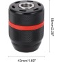 Portabrocas Taladro, Portabrocas sin Llave, Taladro Chuck Universal sin Llave de Cambio Rápido, Mount 1/2-20UNF 1.5-13mm